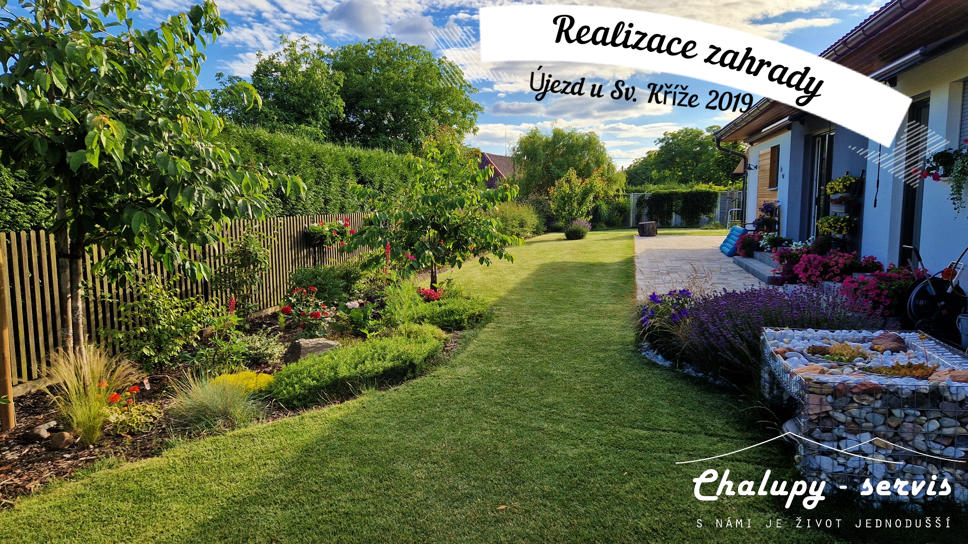 Realizace zahrady Újezd u Svatého Kříže